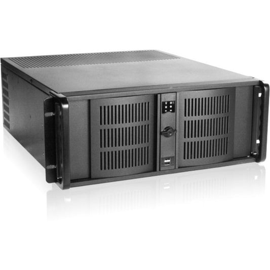 iStarUSA 4U Compact Stylish Rackmount Chassis with 500W Redundant Power Supply