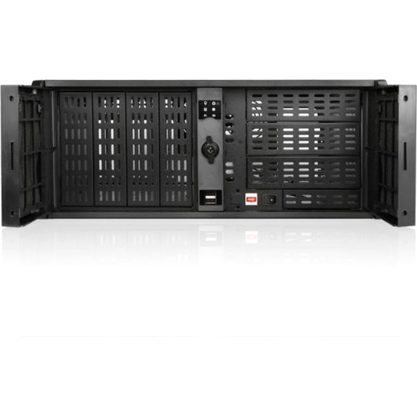 iStarUSA 4U Compact Stylish Rackmount Chassis with 500W Redundant Power Supply