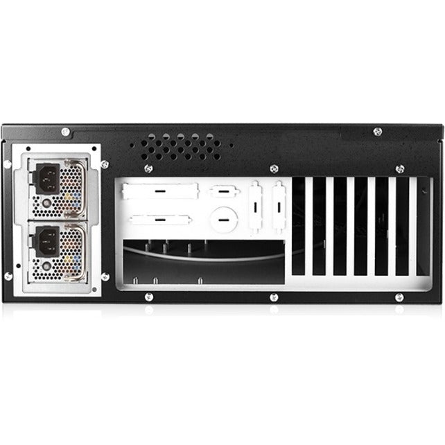 iStarUSA 4U Rugged Compact 17" Rackmount Chassis with 500W Redundant Power Supply