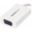 StarTech.com USB C to VGA Adapter with 60W Power Delivery Pass-Through - 1080p USB Type-C to VGA Video Converter w/ Charging - White