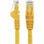 StarTech.com 125ft CAT6 Ethernet Cable - Yellow Snagless Gigabit 100W PoE UTP 650MHz Category 6 Patch Cord UL Certified Wiring/TIA