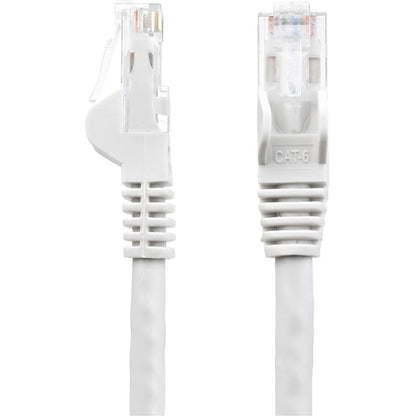 StarTech.com 125ft CAT6 Ethernet Cable - White Snagless Gigabit - 100W PoE UTP 650MHz Category 6 Patch Cord UL Certified Wiring/TIA