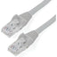 StarTech.com 12ft CAT6 Ethernet Cable - Gray Snagless Gigabit - 100W PoE UTP 650MHz Category 6 Patch Cord UL Certified Wiring/TIA