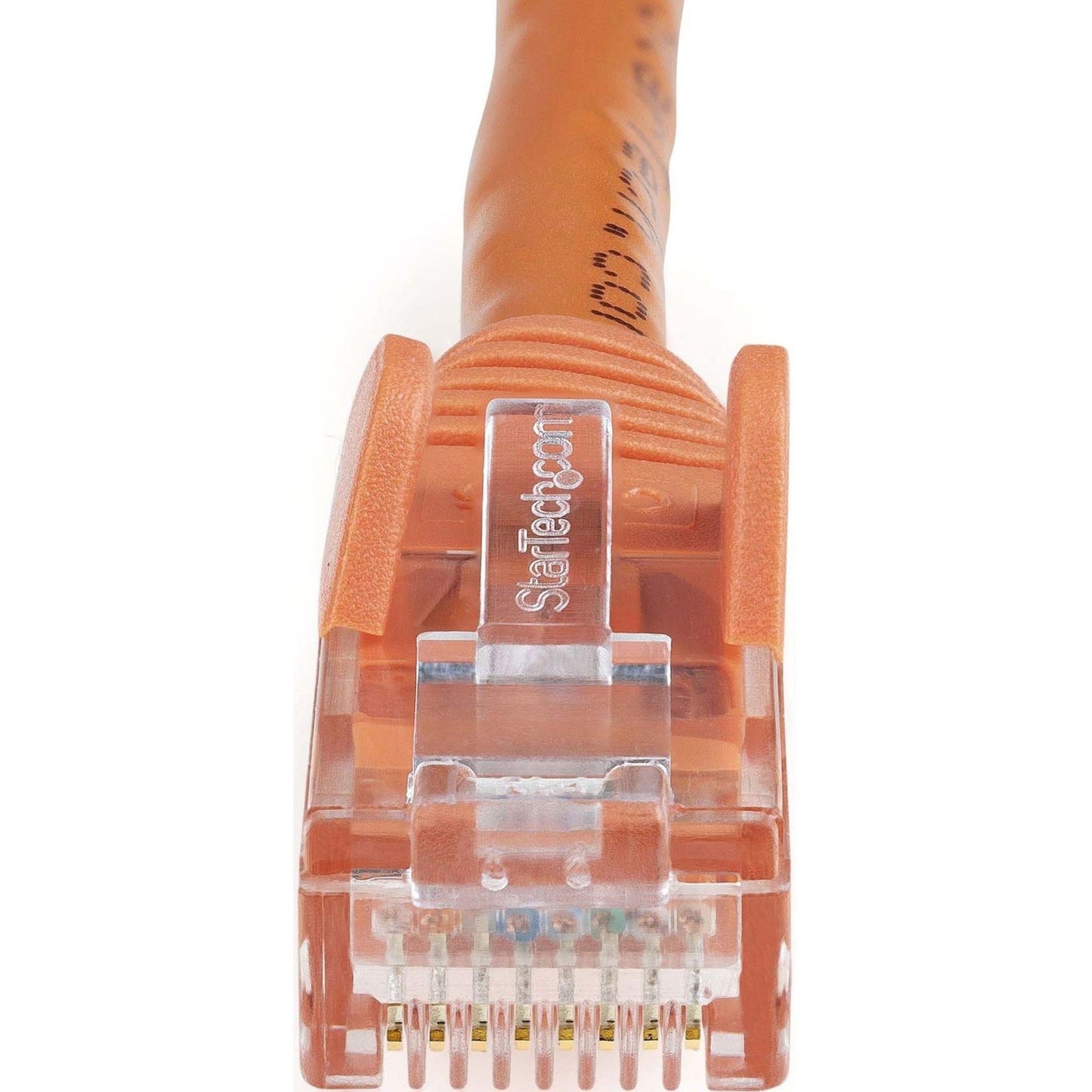 StarTech.com 12ft CAT6 Ethernet Cable - Orange Snagless Gigabit - 100W PoE UTP 650MHz Category 6 Patch Cord UL Certified Wiring/TIA