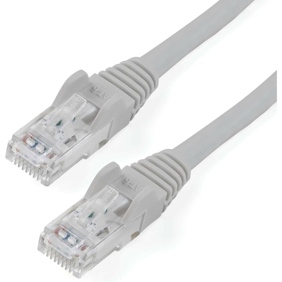 StarTech.com 14ft CAT6 Ethernet Cable - Gray Snagless Gigabit - 100W PoE UTP 650MHz Category 6 Patch Cord UL Certified Wiring/TIA