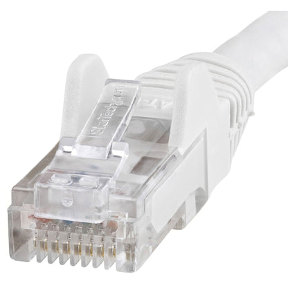 StarTech.com 1ft CAT6 Ethernet Cable - White Snagless Gigabit - 100W PoE UTP 650MHz Category 6 Patch Cord UL Certified Wiring/TIA