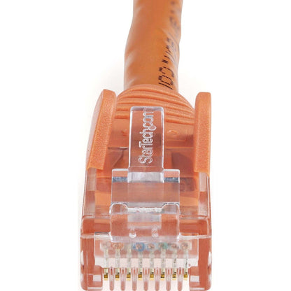 StarTech.com 20ft CAT6 Ethernet Cable - Orange Snagless Gigabit - 100W PoE UTP 650MHz Category 6 Patch Cord UL Certified Wiring/TIA