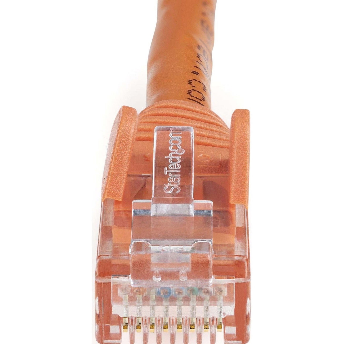 StarTech.com 6in CAT6 Ethernet Cable - Orange Snagless Gigabit - 100W PoE UTP 650MHz Category 6 Patch Cord UL Certified Wiring/TIA