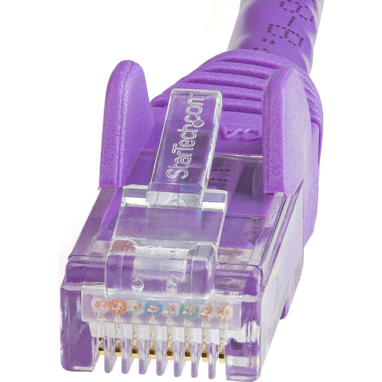 StarTech.com 6in CAT6 Ethernet Cable - Purple Snagless Gigabit - 100W PoE UTP 650MHz Category 6 Patch Cord UL Certified Wiring/TIA