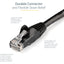 StarTech.com 9ft CAT6 Ethernet Cable - Black Snagless Gigabit - 100W PoE UTP 650MHz Category 6 Patch Cord UL Certified Wiring/TIA