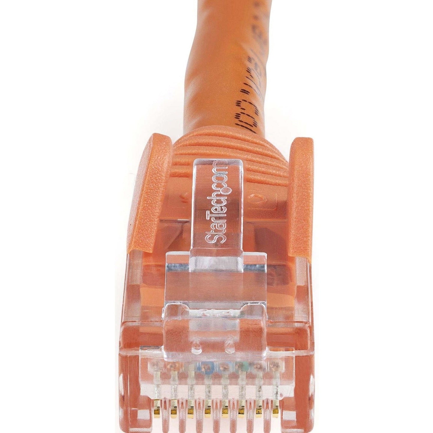 StarTech.com 9ft CAT6 Ethernet Cable - Orange Snagless Gigabit - 100W PoE UTP 650MHz Category 6 Patch Cord UL Certified Wiring/TIA