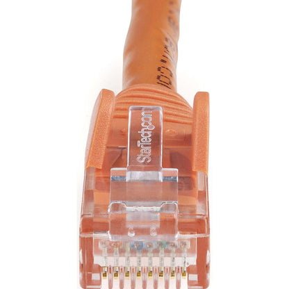 StarTech.com 9ft CAT6 Ethernet Cable - Orange Snagless Gigabit - 100W PoE UTP 650MHz Category 6 Patch Cord UL Certified Wiring/TIA
