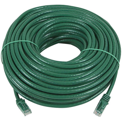 Monoprice FLEXboot Series Cat5e 24AWG UTP Ethernet Network Patch Cable 100ft Green