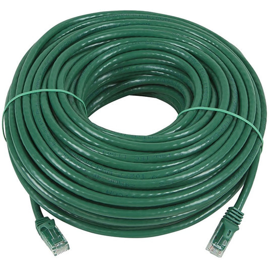 Monoprice FLEXboot Series Cat5e 24AWG UTP Ethernet Network Patch Cable 100ft Green
