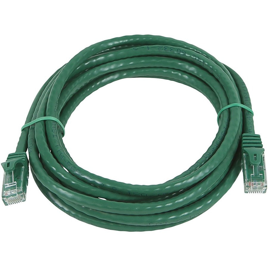 Monoprice FLEXboot Series Cat5e 24AWG UTP Ethernet Network Patch Cable 14ft Green