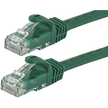 Monoprice FLEXboot Series Cat5e 24AWG UTP Ethernet Network Patch Cable 75ft Green
