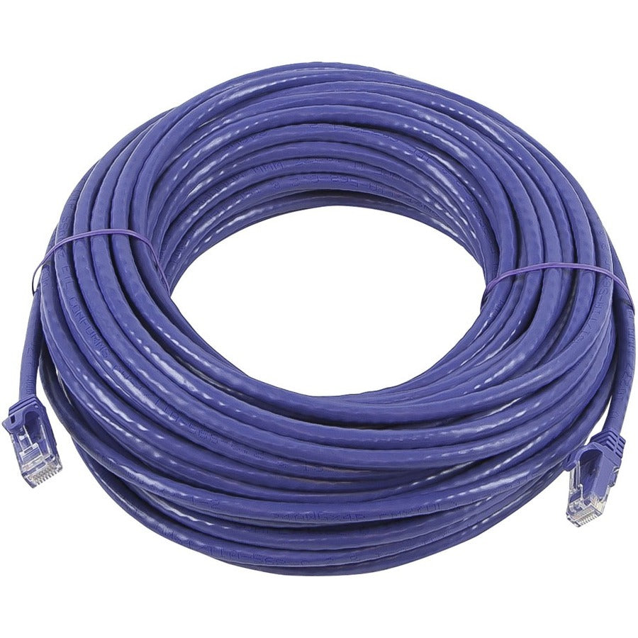 Monoprice FLEXboot Series Cat5e 24AWG UTP Ethernet Network Patch Cable 75ft Purple