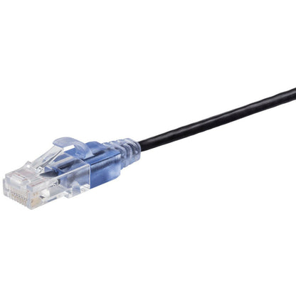 Monoprice 5-Pack SlimRun Cat6A Ethernet Network Patch Cable 5ft Black