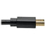 Tripp Lite Mini DisplayPort to DisplayPort Adapter Cable 4K 60 Hz (M/M) DP Latching Connector Black 6 ft. (1.8 m)