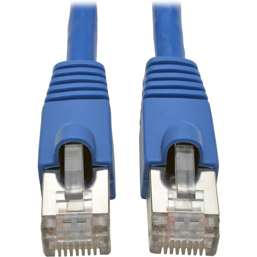 Tripp Lite Cat6a 10G Snagless Shielded STP Ethernet Cable (RJ45 M/M) PoE Blue 25 ft. (7.62 m)