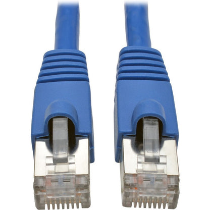 Tripp Lite Cat6a 10G Snagless Shielded STP Ethernet Cable (RJ45 M/M) PoE Blue 25 ft. (7.62 m)