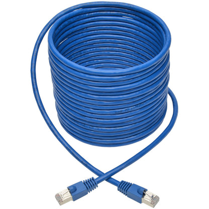 Tripp Lite Cat6a 10G Snagless Shielded STP Ethernet Cable (RJ45 M/M) PoE Blue 25 ft. (7.62 m)