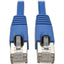 Tripp Lite Cat6a 10G Snagless Shielded STP Ethernet Cable (RJ45 M/M) PoE Blue 25 ft. (7.62 m)