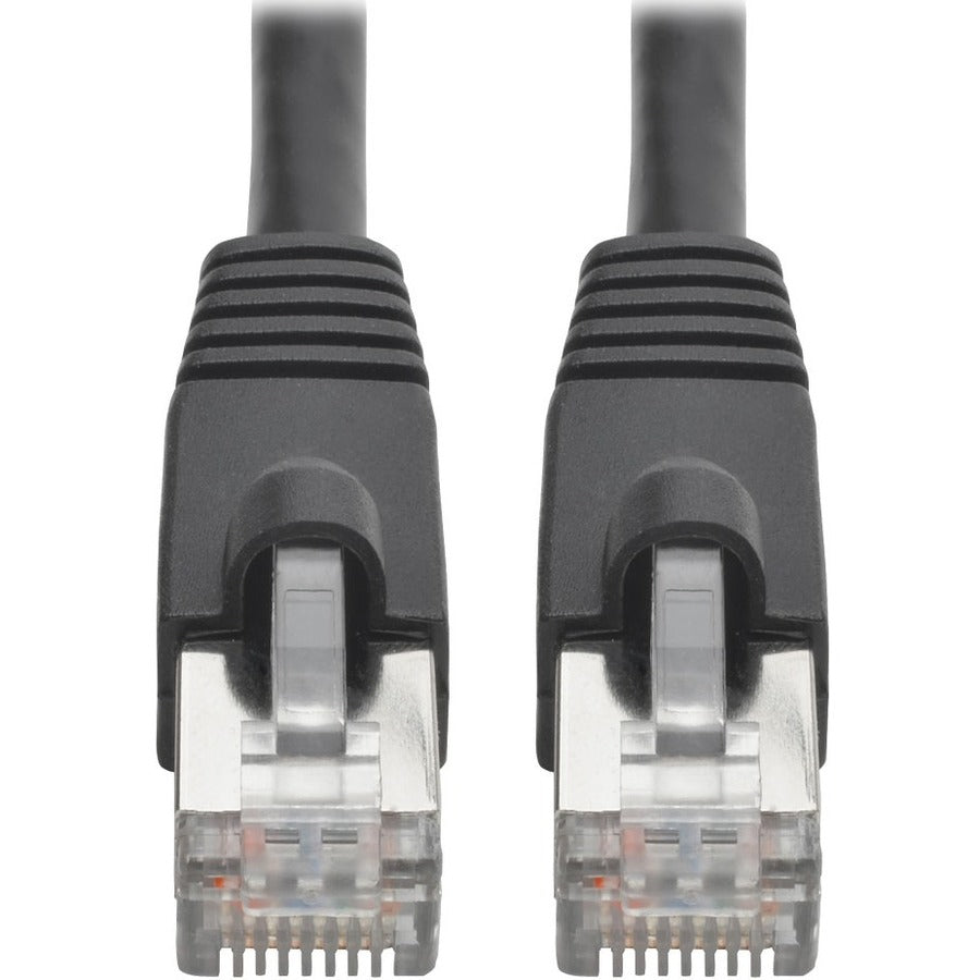 Tripp Lite Cat6a 10G Snagless Shielded STP Ethernet Cable (RJ45 M/M) PoE Black 7 ft. (2.13 m)
