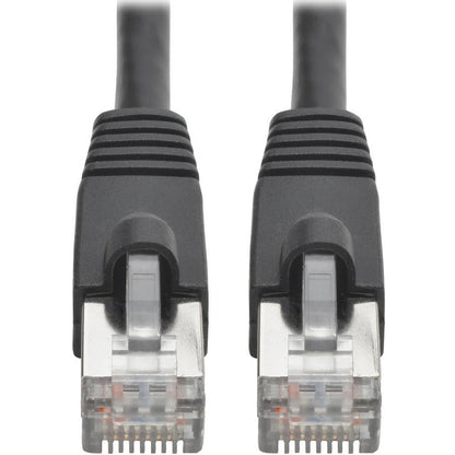 Tripp Lite Cat6a 10G Snagless Shielded STP Ethernet Cable (RJ45 M/M) PoE Black 7 ft. (2.13 m)