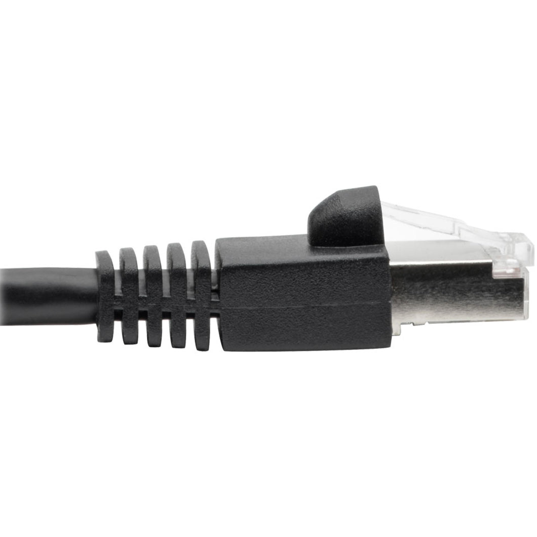 Tripp Lite Cat6a 10G Snagless Shielded STP Ethernet Cable (RJ45 M/M) PoE Black 7 ft. (2.13 m)