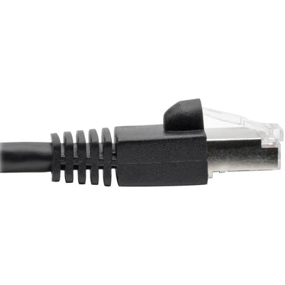 Tripp Lite Cat6a 10G Snagless Shielded STP Ethernet Cable (RJ45 M/M) PoE Black 7 ft. (2.13 m)