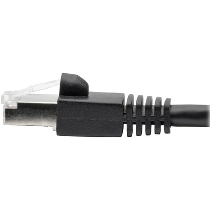 Tripp Lite Cat6a 10G Snagless Shielded STP Ethernet Cable (RJ45 M/M) PoE Black 7 ft. (2.13 m)