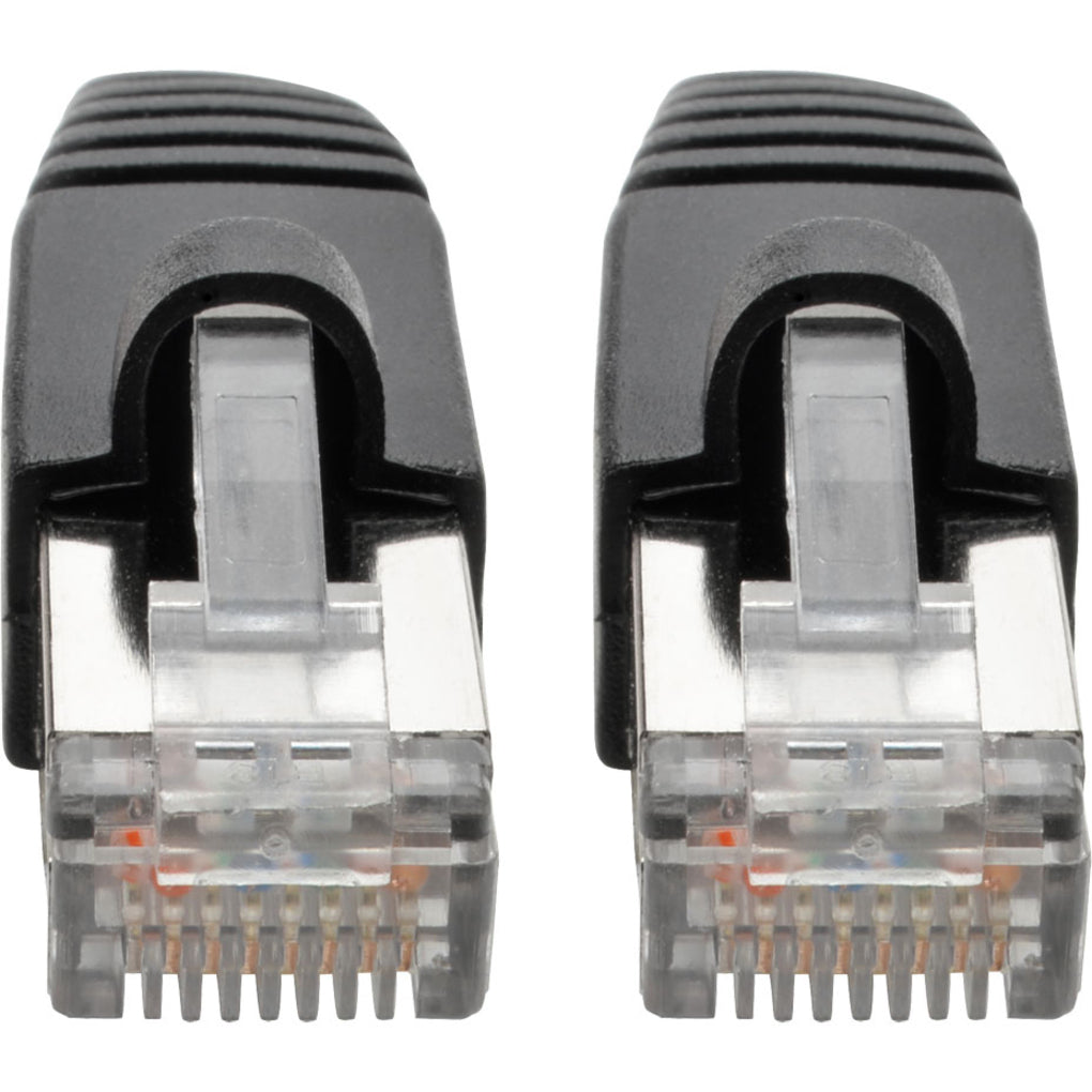 Tripp Lite Cat6a 10G Snagless Shielded STP Ethernet Cable (RJ45 M/M) PoE Black 7 ft. (2.13 m)