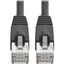 Tripp Lite Cat6a 10G Snagless Shielded STP Ethernet Cable (RJ45 M/M) PoE Black 7 ft. (2.13 m)