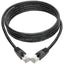 Tripp Lite Cat6a 10G Snagless Shielded STP Ethernet Cable (RJ45 M/M) PoE Black 7 ft. (2.13 m)