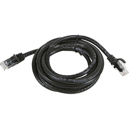 Monoprice FLEXboot Series Cat6 24AWG UTP Ethernet Network Patch Cable 7ft Black
