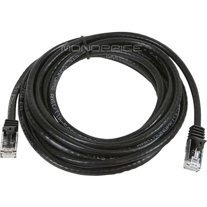 Monoprice FLEXboot Series Cat6 24AWG UTP Ethernet Network Patch Cable 10ft Black
