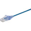Monoprice 10-Pack SlimRun Cat6A Ethernet Network Patch Cable 1ft Blue