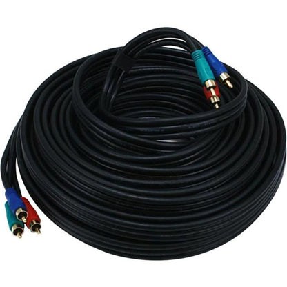 Monoprice 50ft 22AWG 3-RCA Component Video Coaxial Cable (RG-59/U) - Black