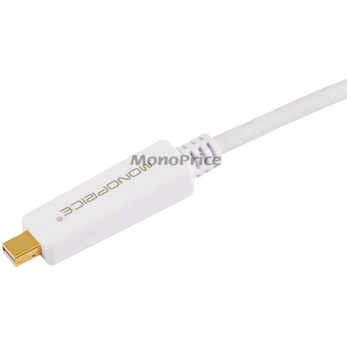 Monoprice 10ft 32AWG Mini DisplayPort to DVI Cable - White