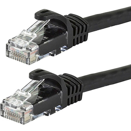 Monoprice FLEXboot Series Cat6 24AWG UTP Ethernet Network Patch Cable 75ft Black