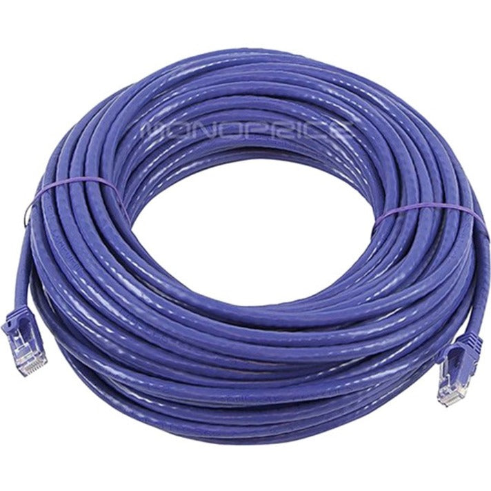 Monoprice FLEXboot Series Cat6 24AWG UTP Ethernet Network Patch Cable 75ft Purple
