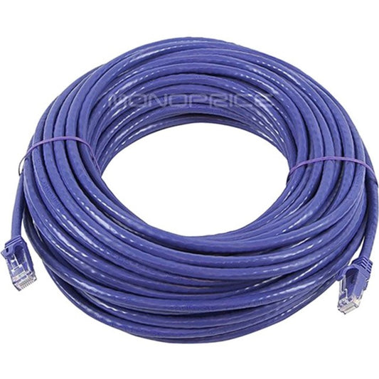 Monoprice FLEXboot Series Cat6 24AWG UTP Ethernet Network Patch Cable 75ft Purple