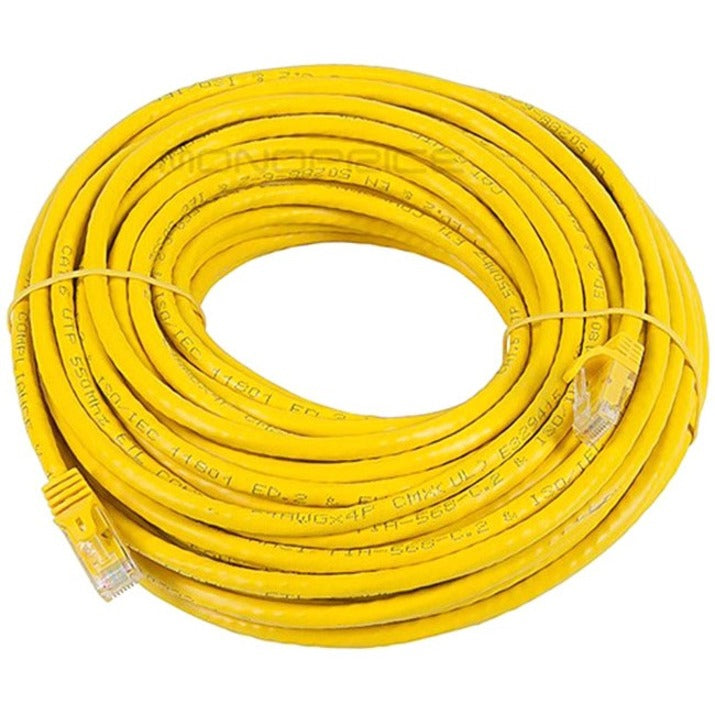 Monoprice FLEXboot Series Cat6 24AWG UTP Ethernet Network Patch Cable 75ft Yellow