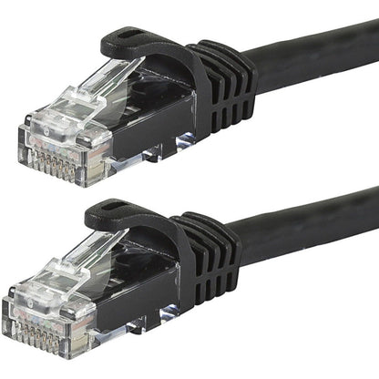 Monoprice FLEXboot Series Cat5e 24AWG UTP Ethernet Network Patch Cable 100ft Black
