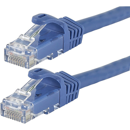 Monoprice FLEXboot Series Cat5e 24AWG UTP Ethernet Network Patch Cable 100ft Blue