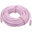 Monoprice FLEXboot Series Cat5e 24AWG UTP Ethernet Network Patch Cable 100ft Pink