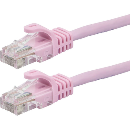 Monoprice FLEXboot Series Cat5e 24AWG UTP Ethernet Network Patch Cable 100ft Pink