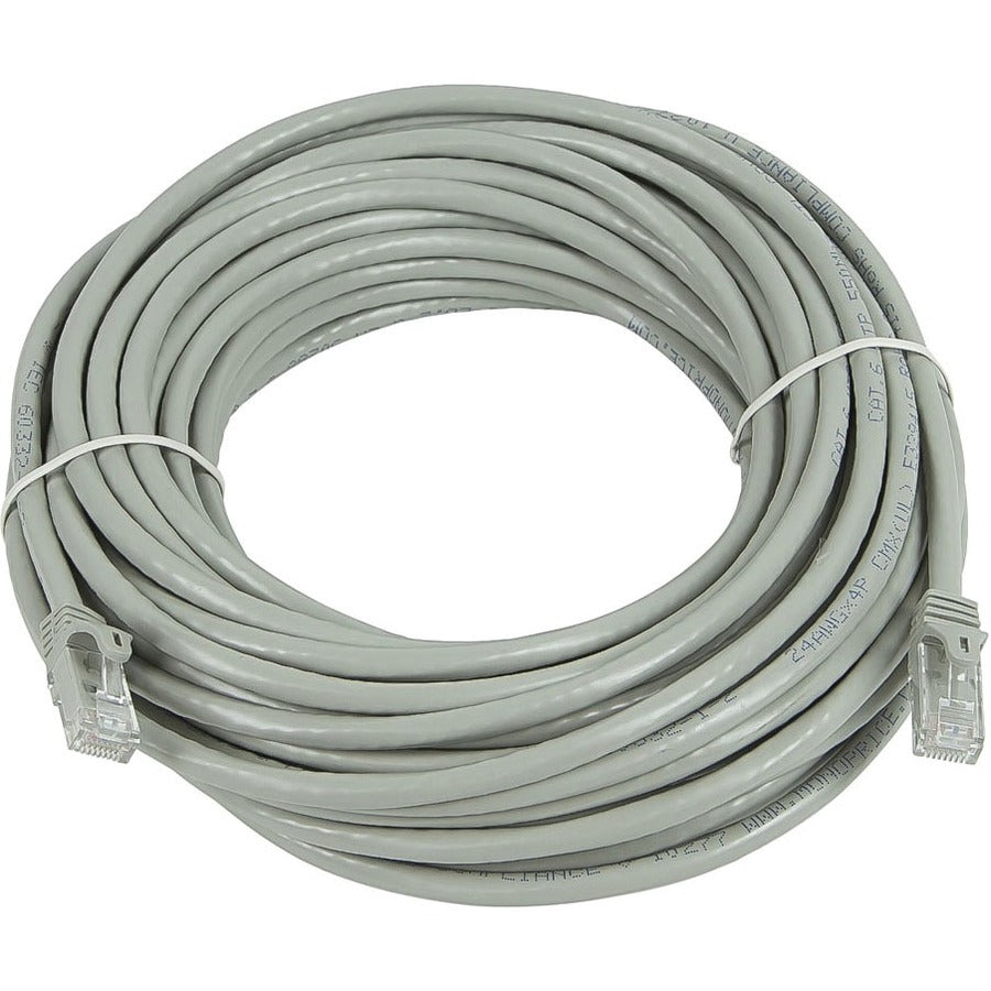 Monoprice FLEXboot Series Cat6 24AWG UTP Ethernet Network Patch Cable 75ft Gray