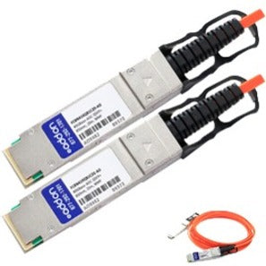 AddOn Finisar FCBN410QB1C20 Compatible TAA Compliant 40GBase-AOC QSFP+ to QSFP+ Direct Attach Cable (850nm MMF 20m)